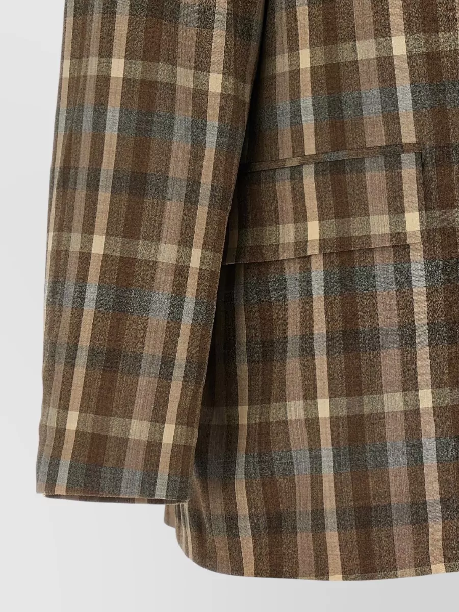 Auralee Wool Single Breasted Coat