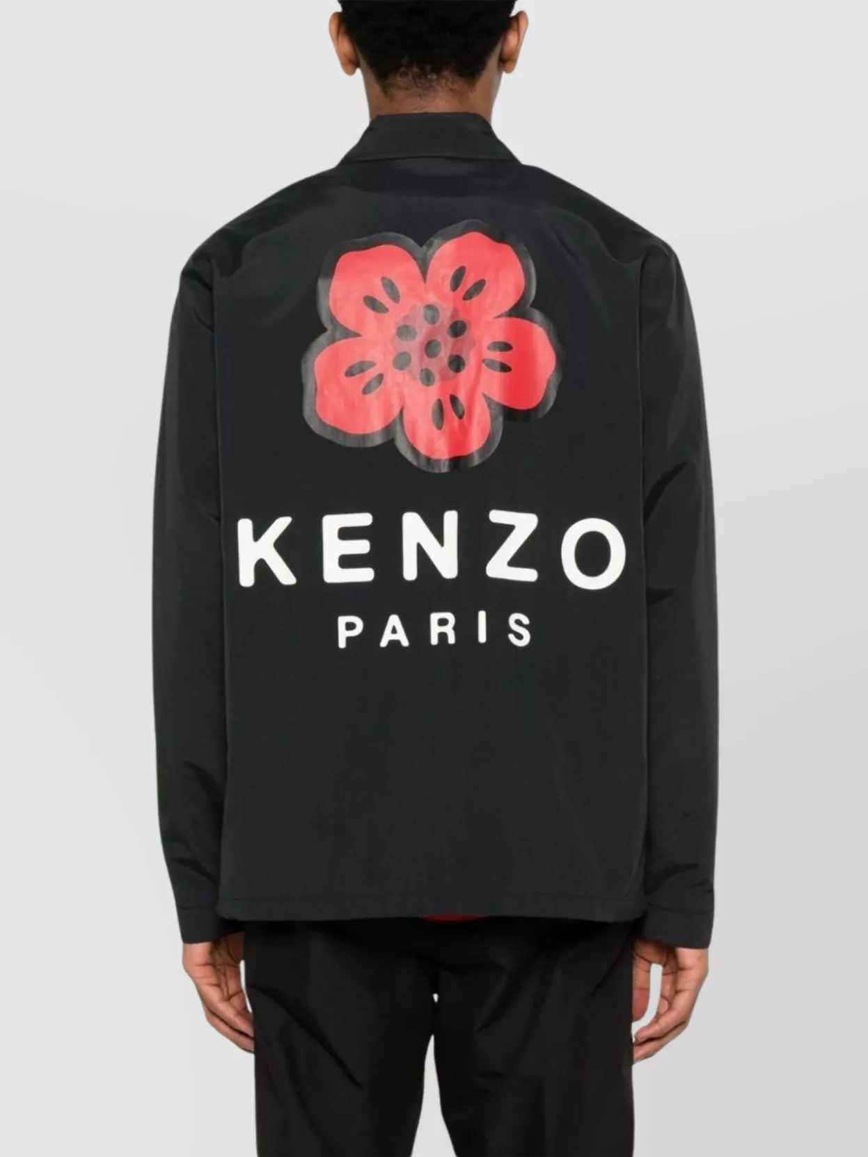 Kenzo Flower Motif Nylon Overshirt
