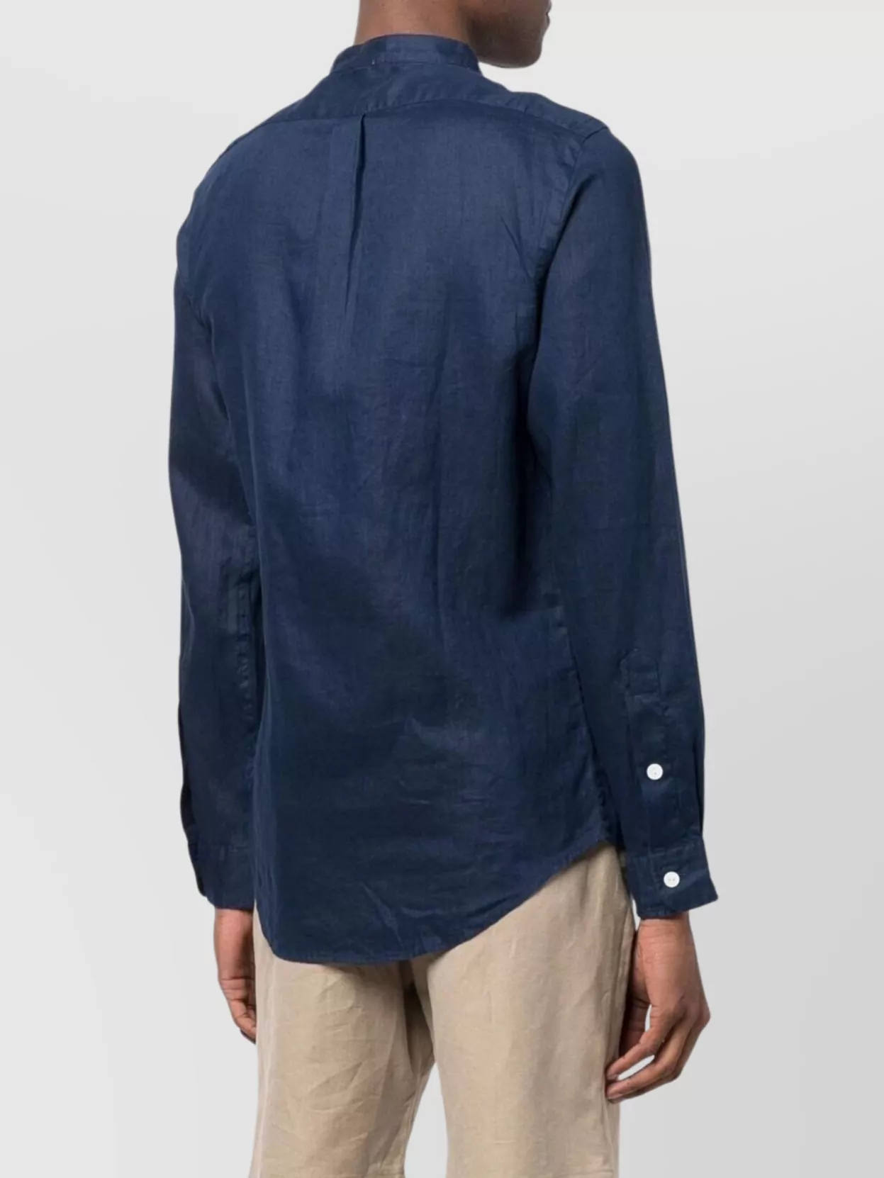 Ralph Lauren Long Sleeve Mandarin Collar Shirt Design