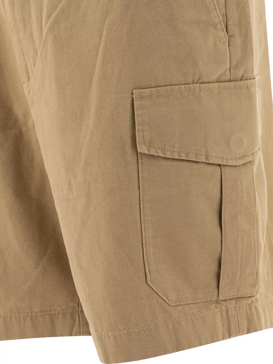 Vince Cotton Linen Cargo Shorts