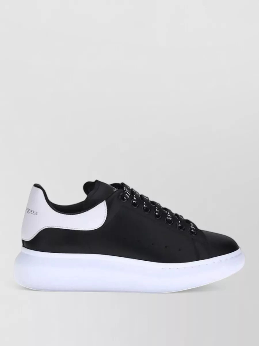 Alexander Mcqueen Leather Low-Top Sneakers