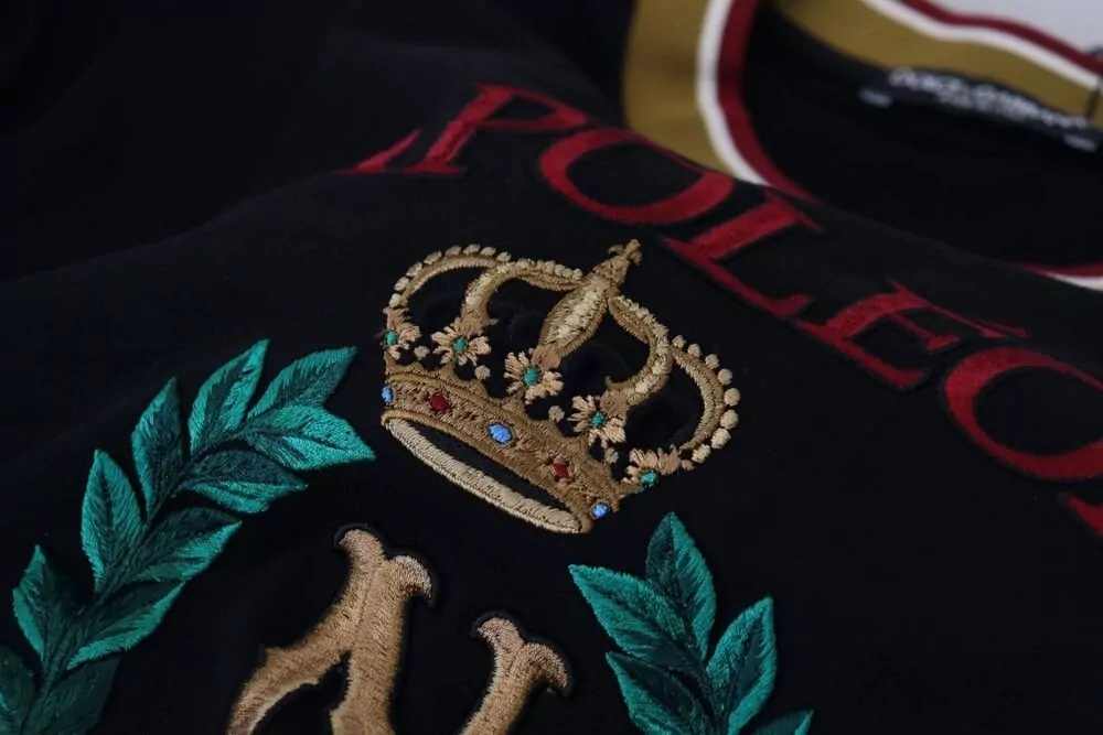 Dolce&Gabbana Cotton Embroidered Crewneck T-Shirt