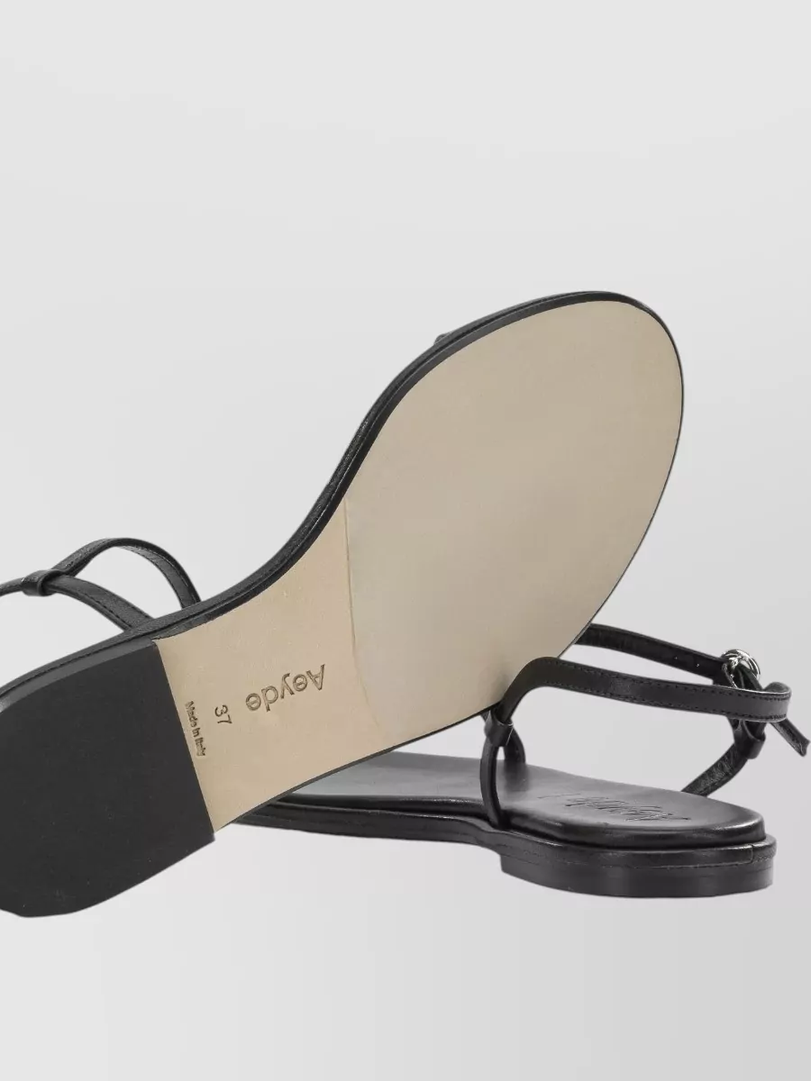 Aeyde Leather Flat Slides