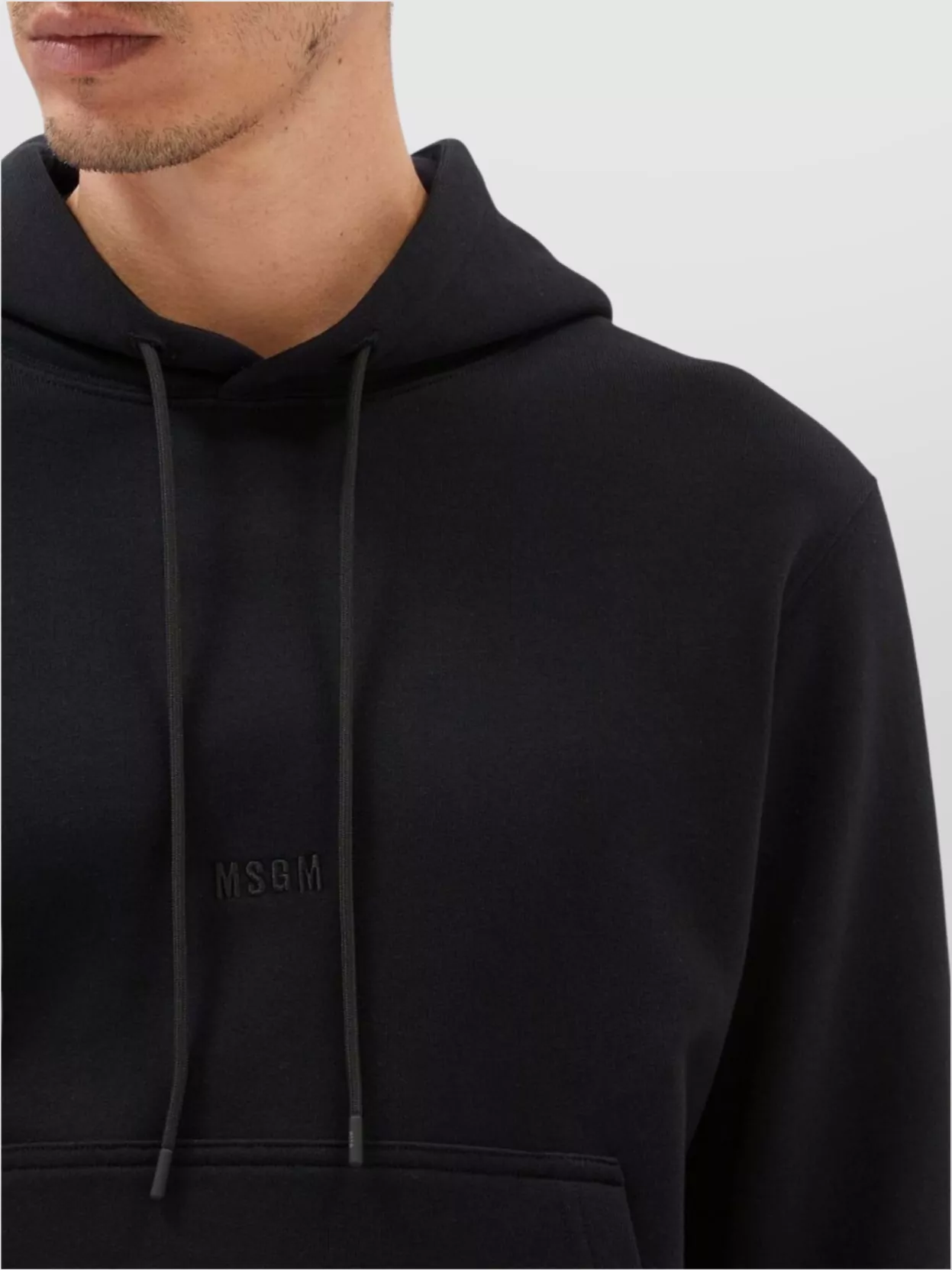 Msgm Hooded Sweatshirt Pouch Pocket