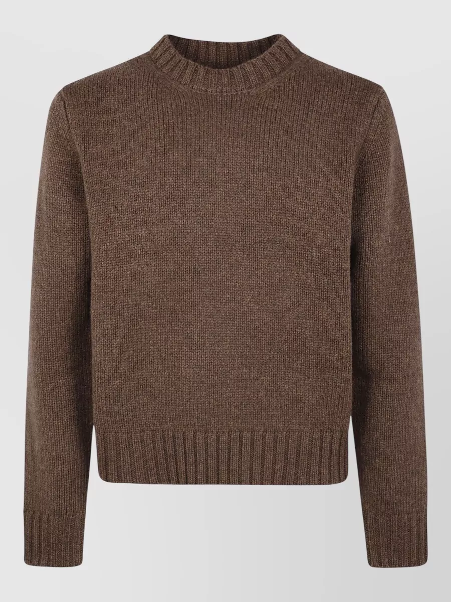 Studio Nicholson yak merino wool crew neck jumper
