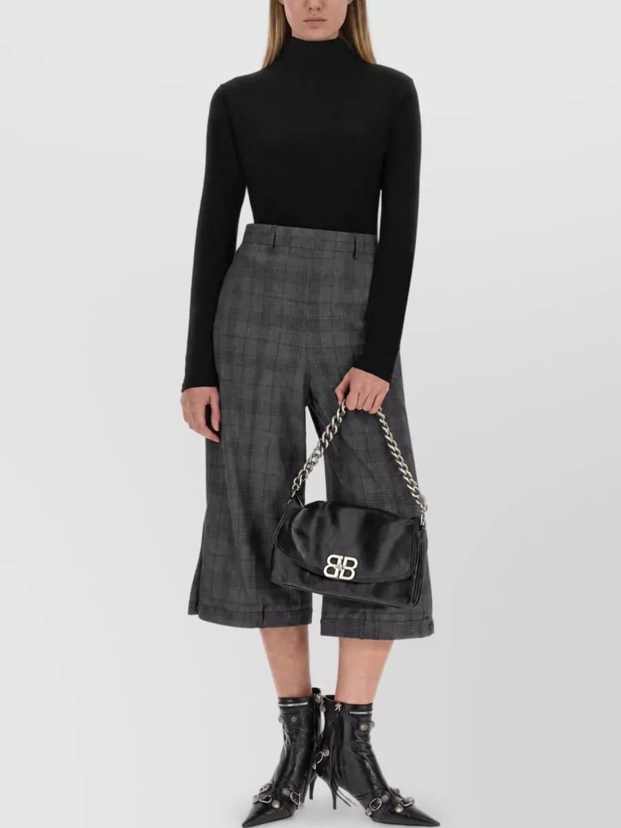 Balenciaga Wool Cropped Trousers
