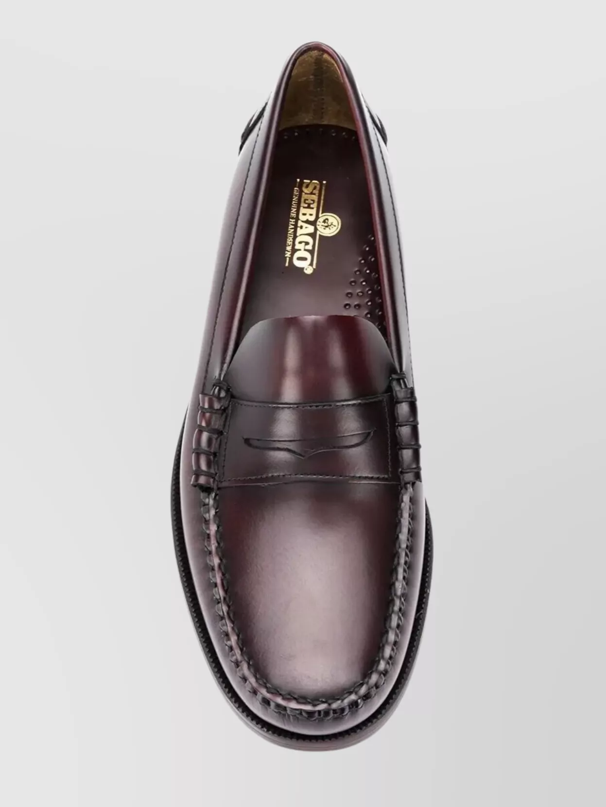 Sebago Leather Sole Loafer Penny Strap