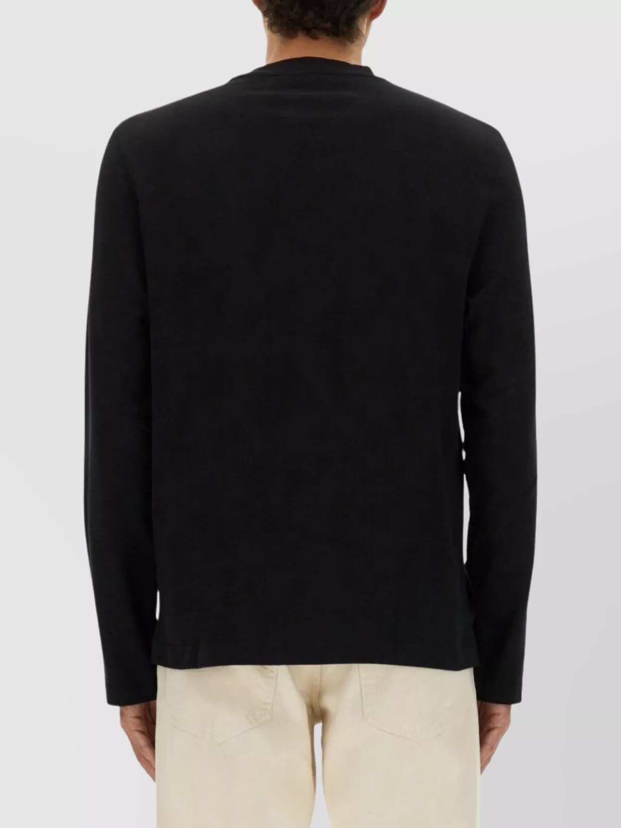 Jacquemus Basic Crew Neck Long Sleeve T-Shirt