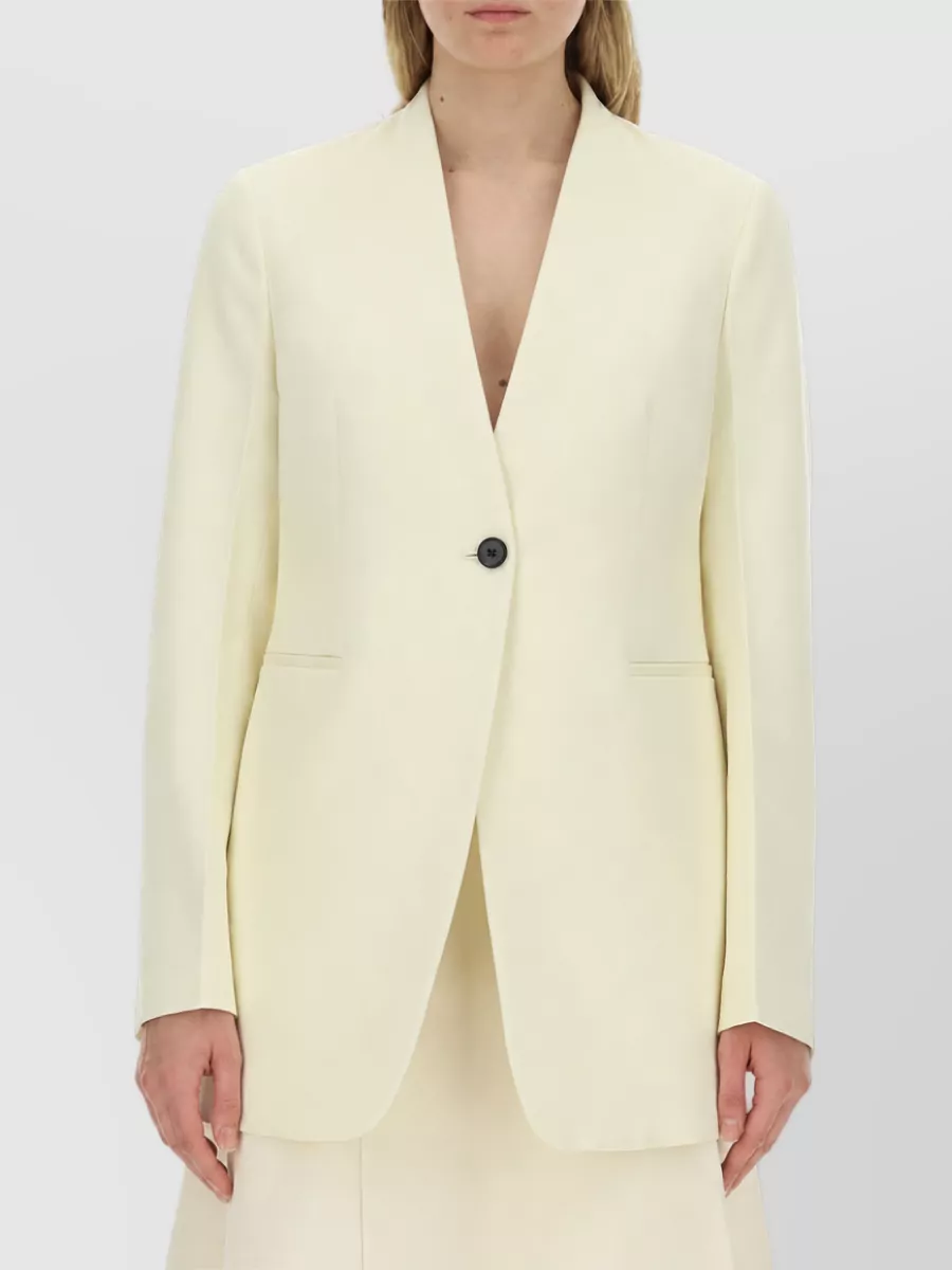 Jil Sander Wool Tailored Blazer