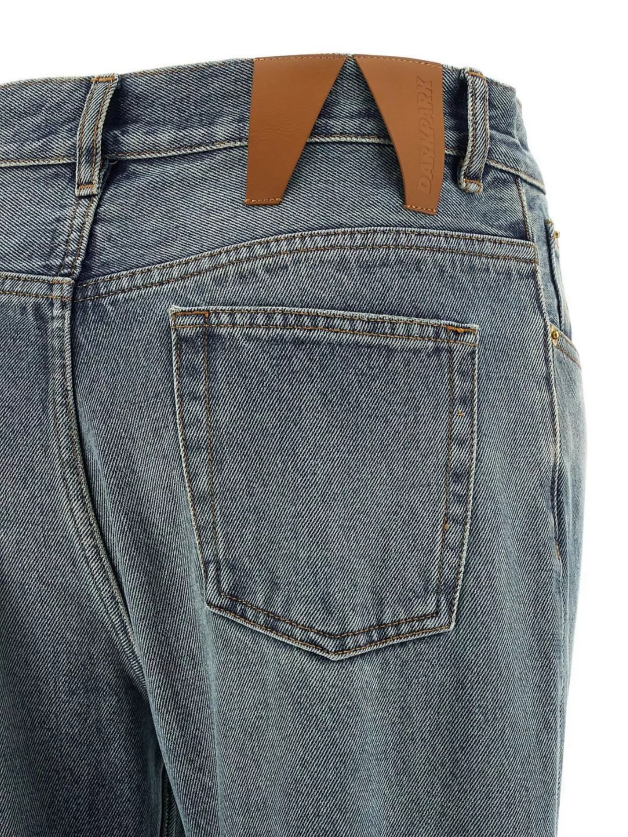 Darkpark Flared Hem Adjustable Jeans Pockets
