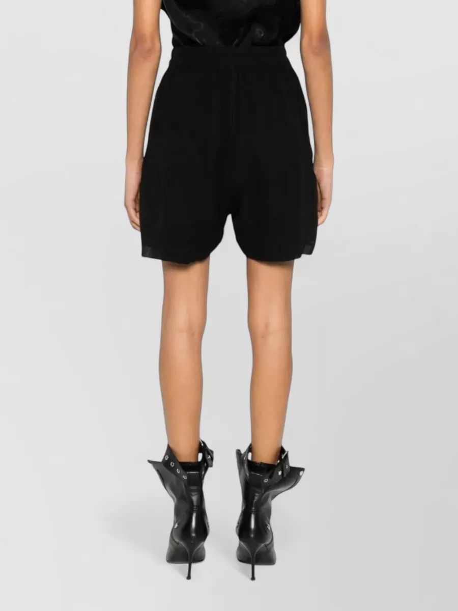 Rick Owens Boxer Shorts Side Split Sheer Panels