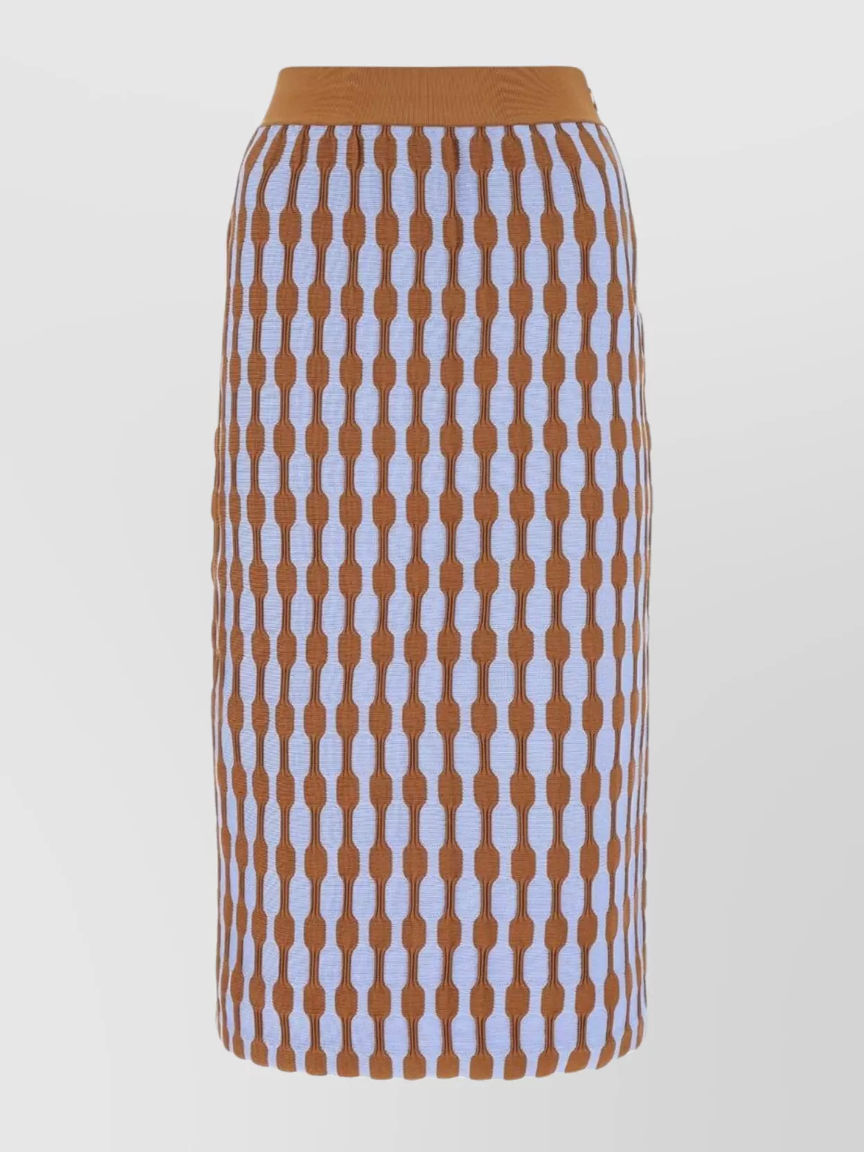 Shop Tory Burch Embroidered Geometric Midi Skirt