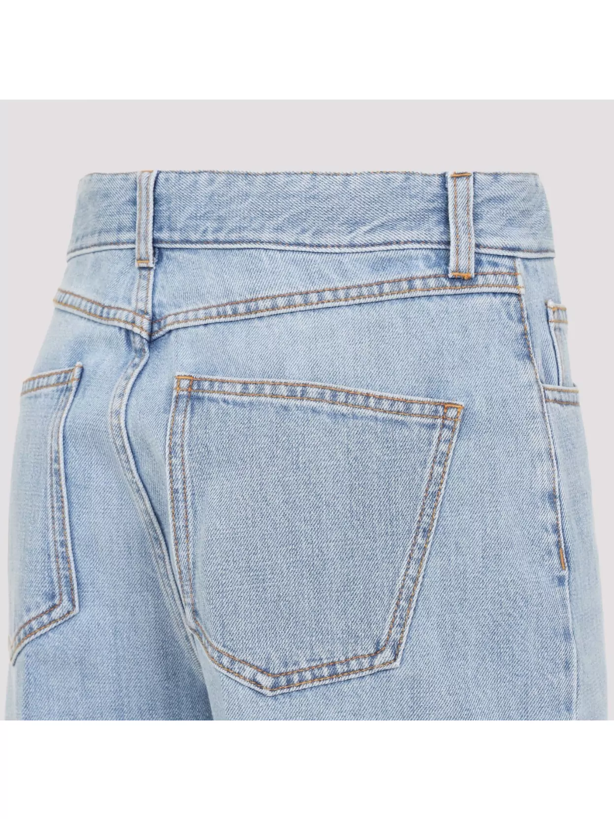 Giambattista Valli Flared High-waist Jeans Frayed Hem In Blue
