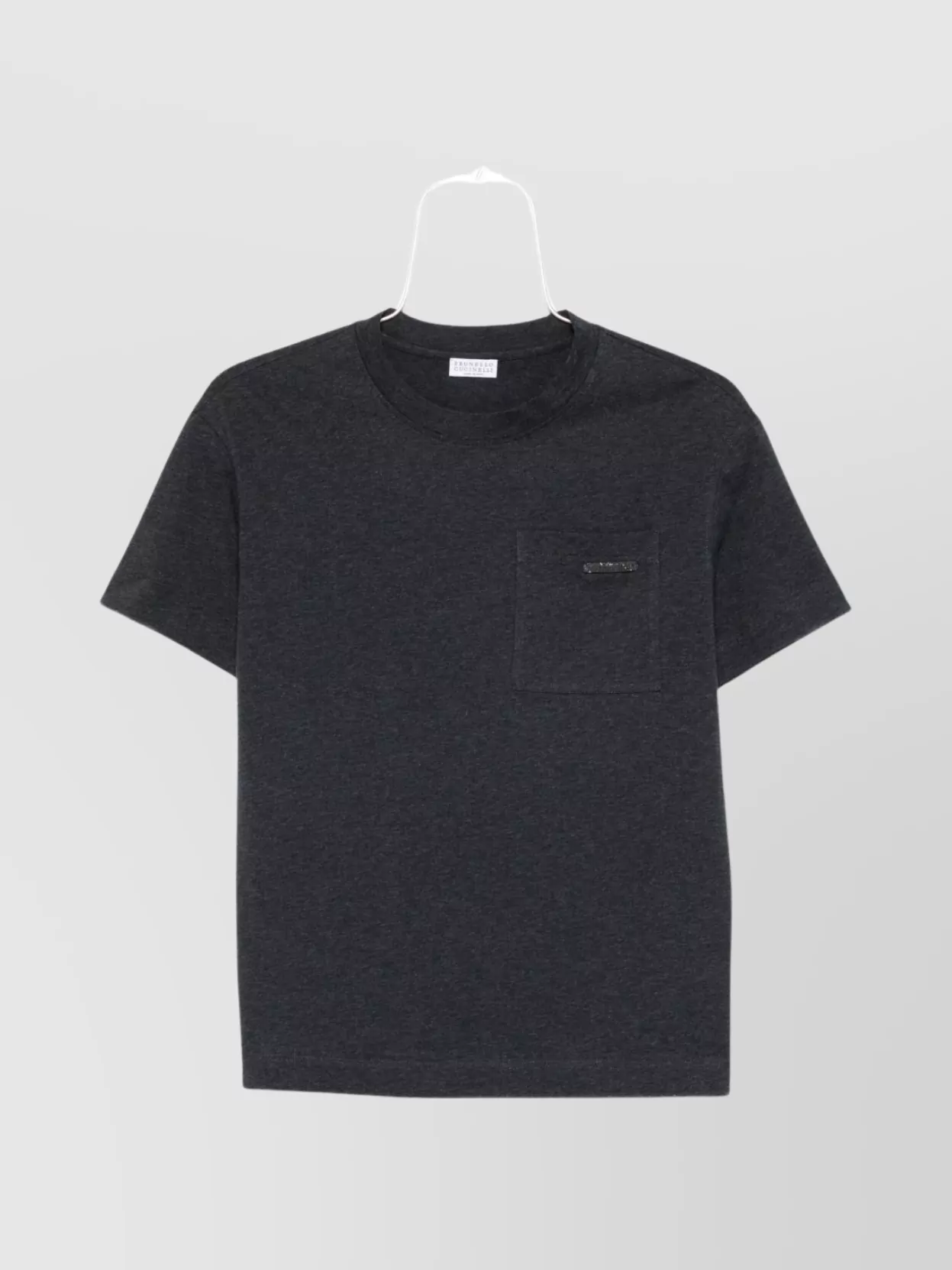 Brunello Cucinelli Cotton Crew Neck T-shirt With Patch Pocket