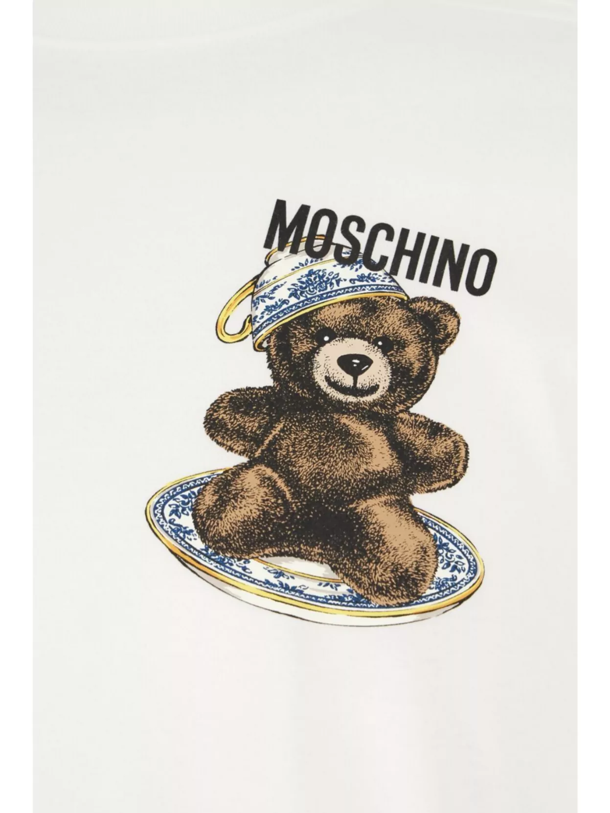 Moschino Graphic Print Crew Neck Short Sleeve T-Shirt