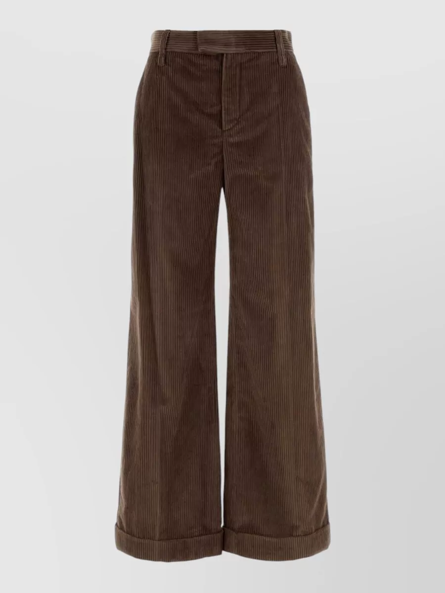 Brunello Cucinelli corduroy wide-leg trousers