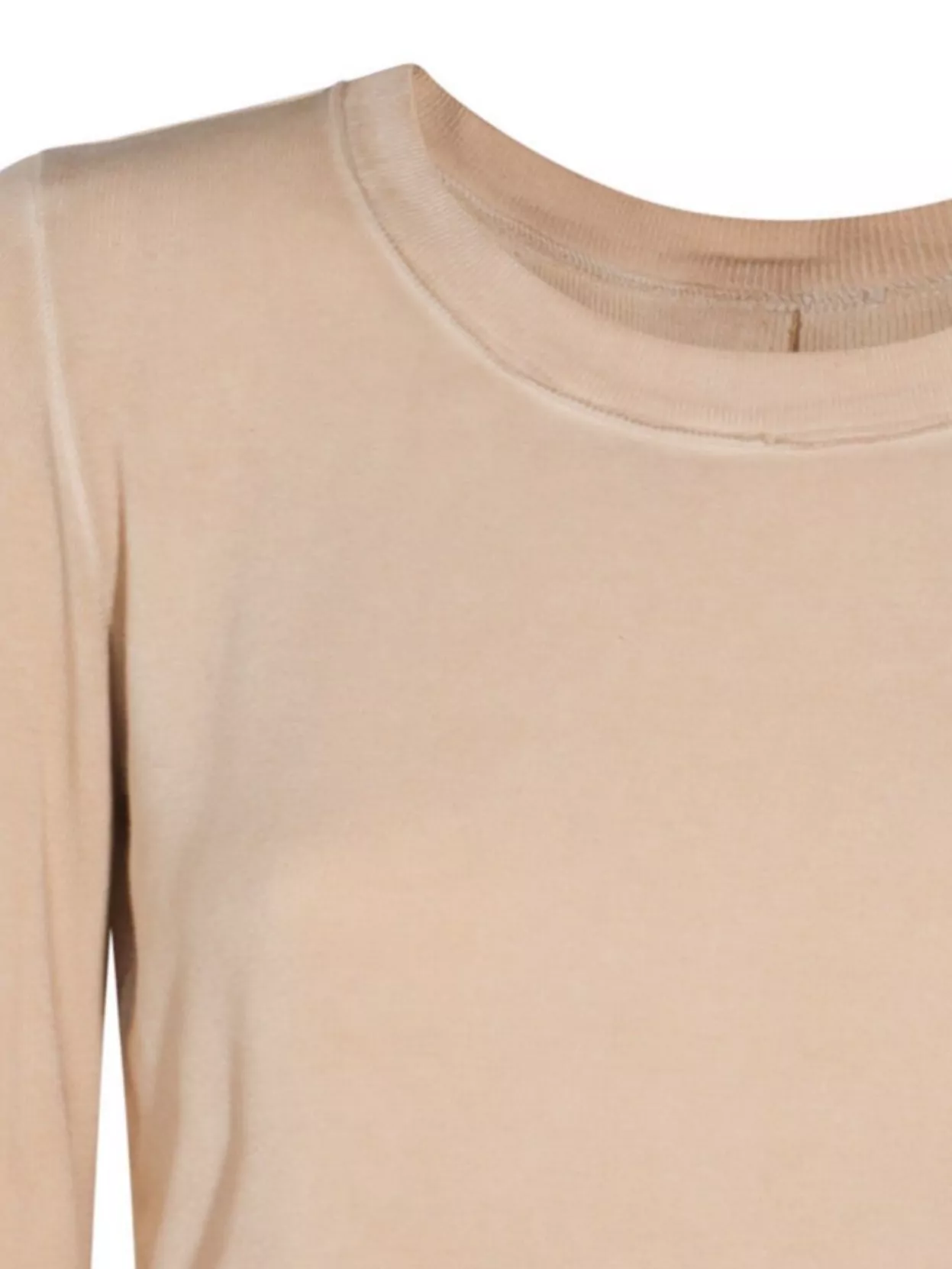 Uma Wang Sleeved Round Neck Top With Seam Detail