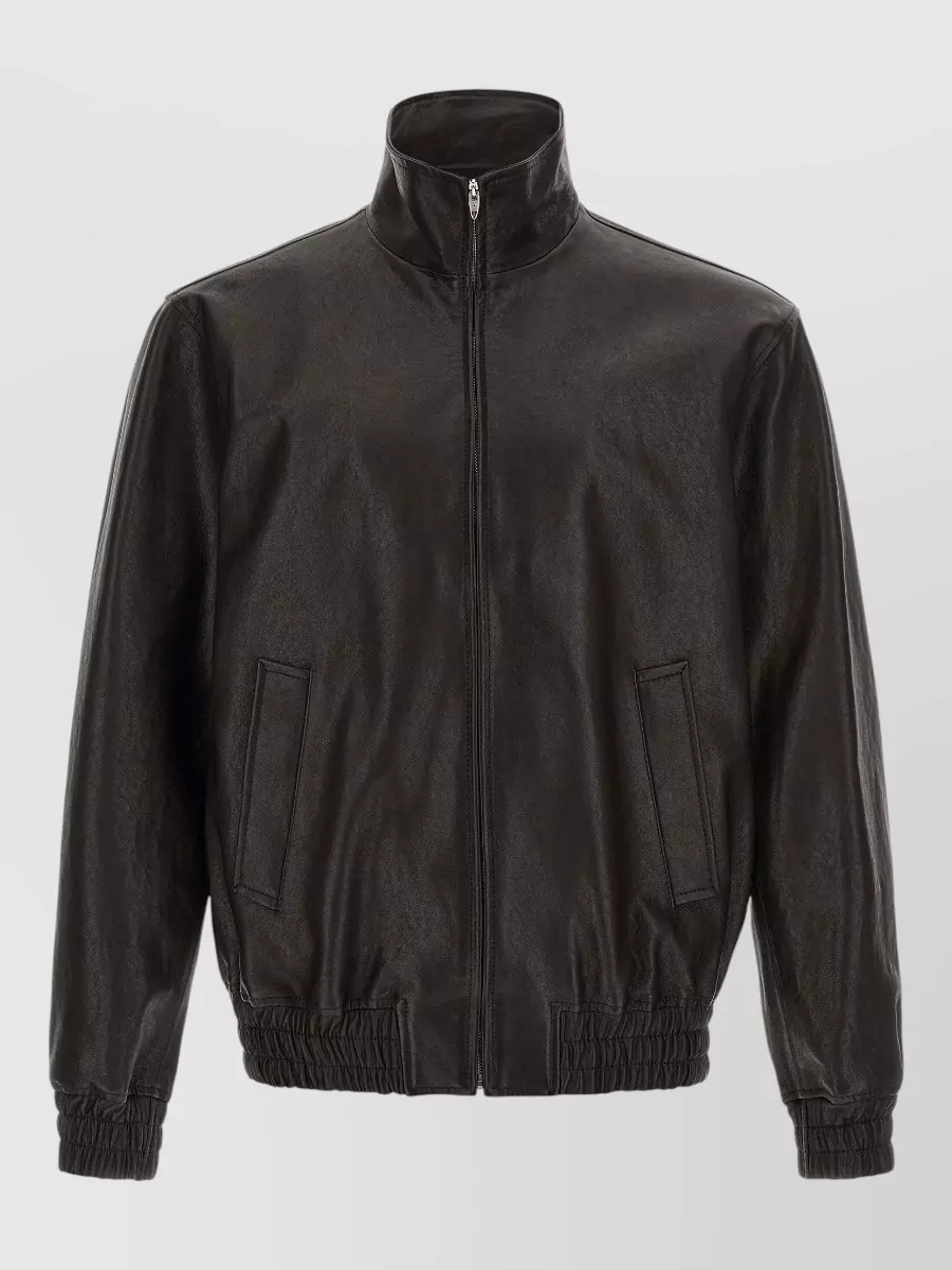Valentino Garavani Leather regular-fit jacket