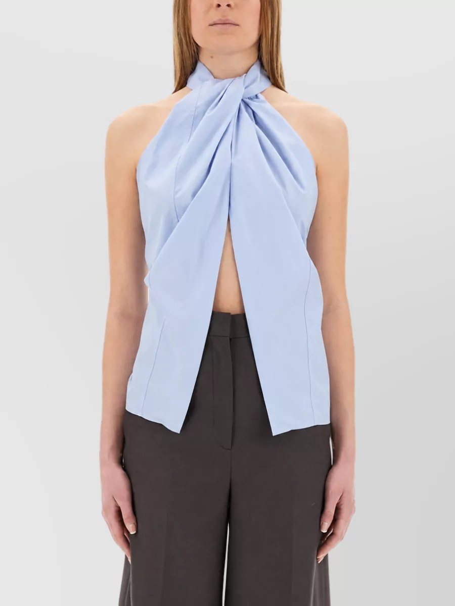 Stella Mccartney Cotton Sleeveless Paneled Blouse