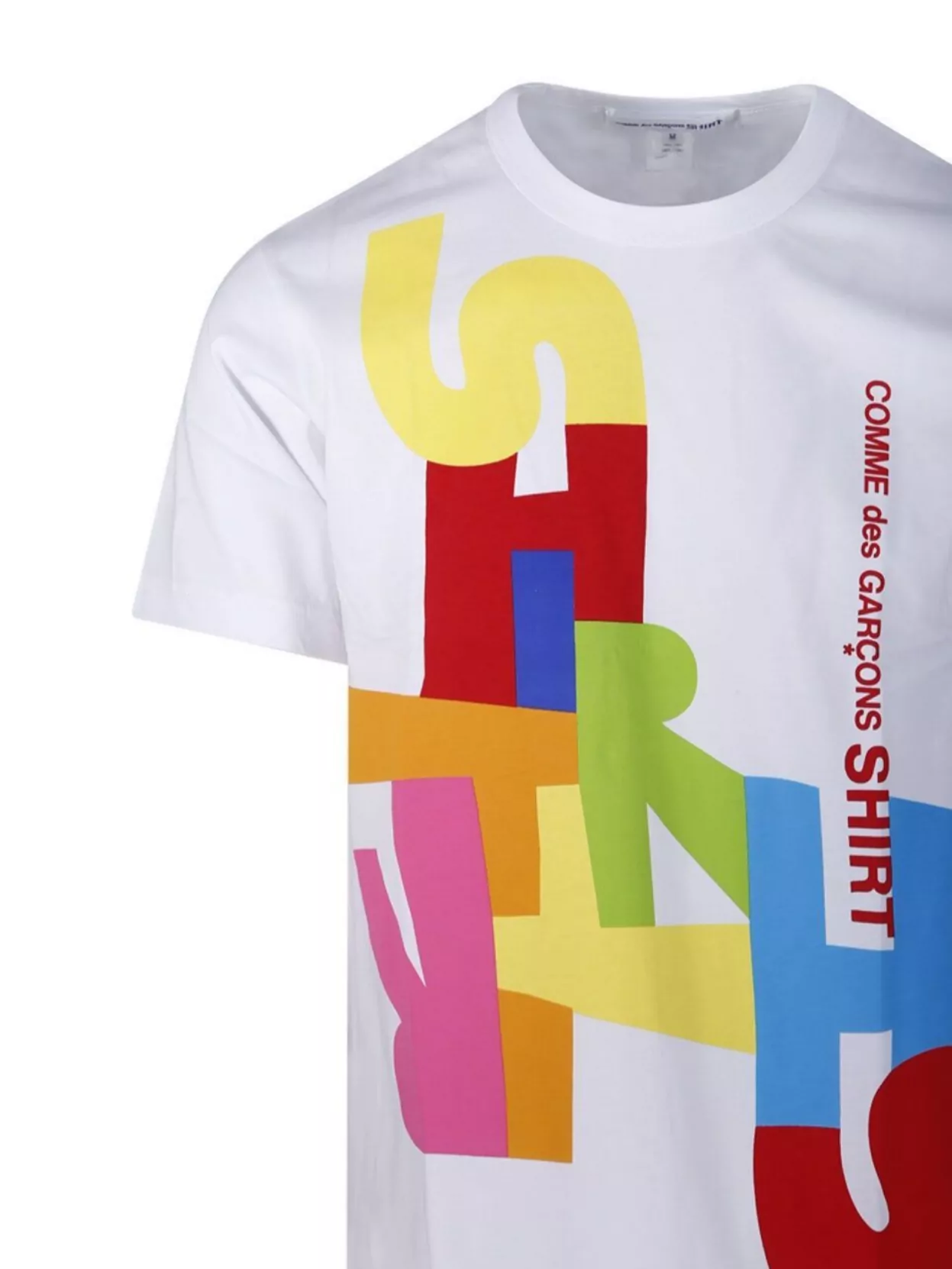 Comme Des Garçons Graphic Print Crew Neck Short Sleeve T-Shirt