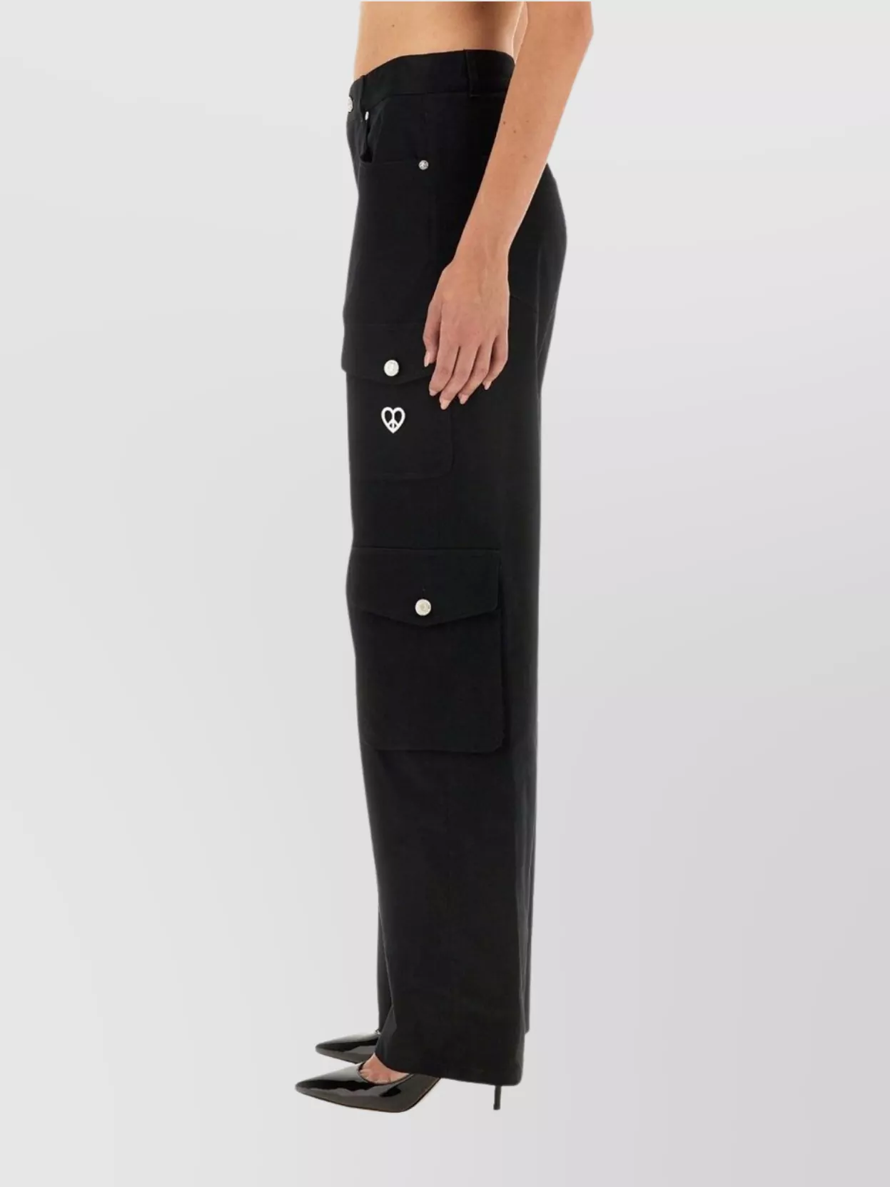 Moschino Utility Cargo Pants Button Detailing