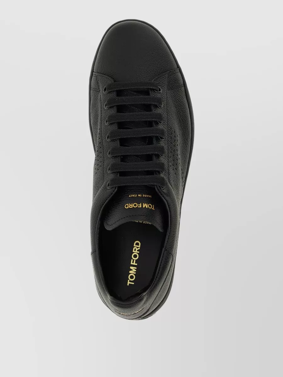 Tom Ford Warwick Sneakers Flat Sole Round Toe