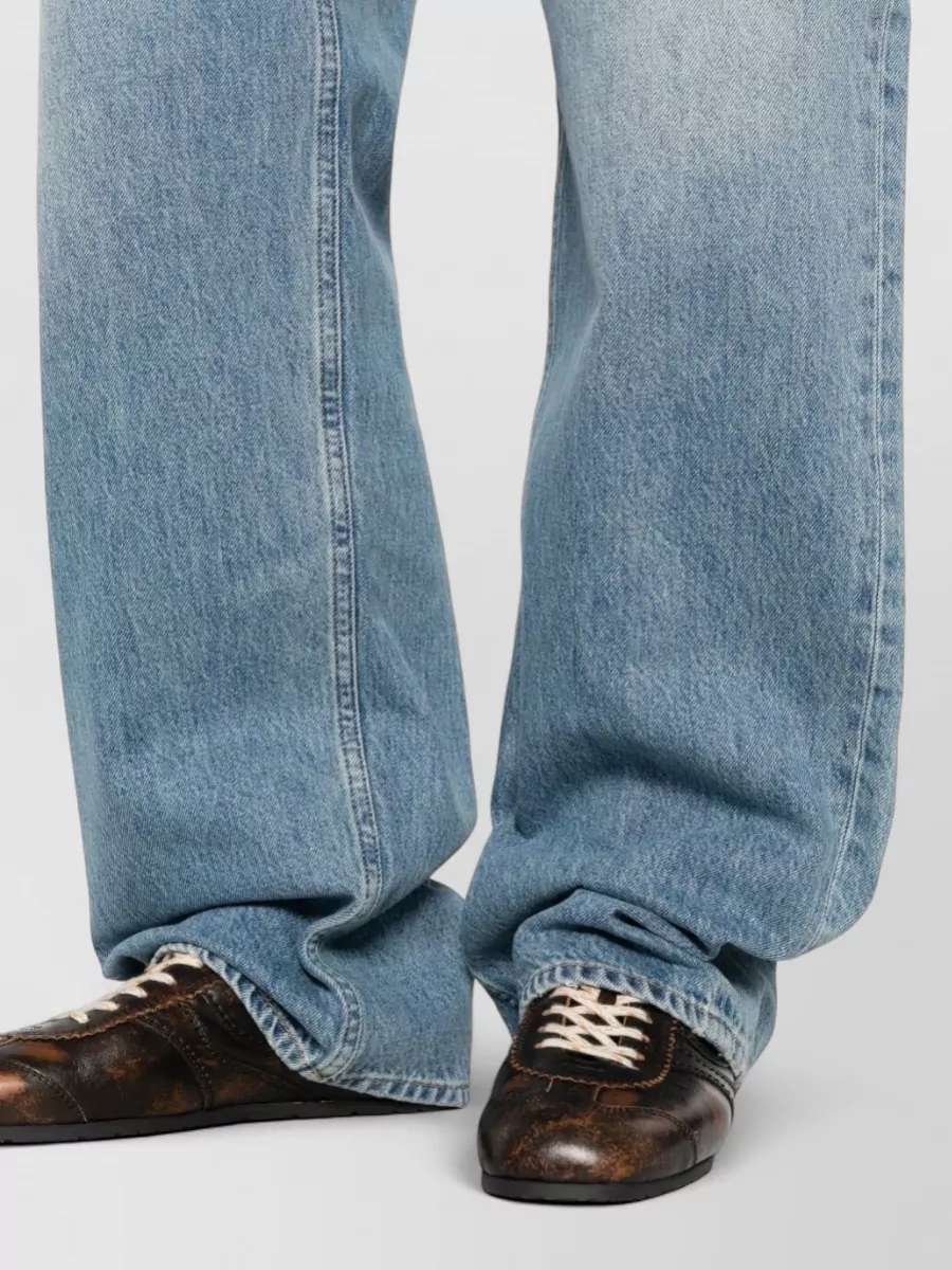 Gucci Denim Wide-Leg Trousers
