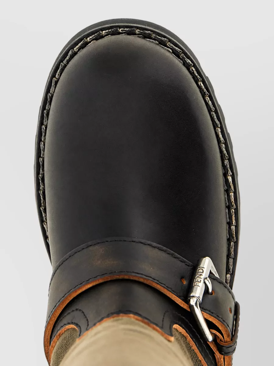 Fendi Leather High Boots