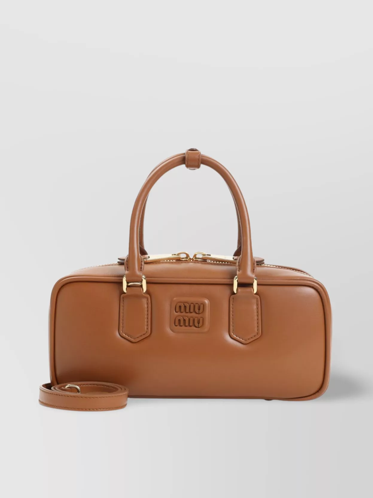 Miu Miu Arcadie Regular Cognac Coloured Top Case Women