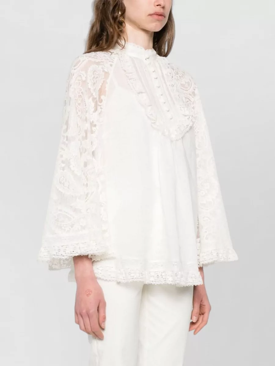 Zimmermann Lace Tunic Blouse