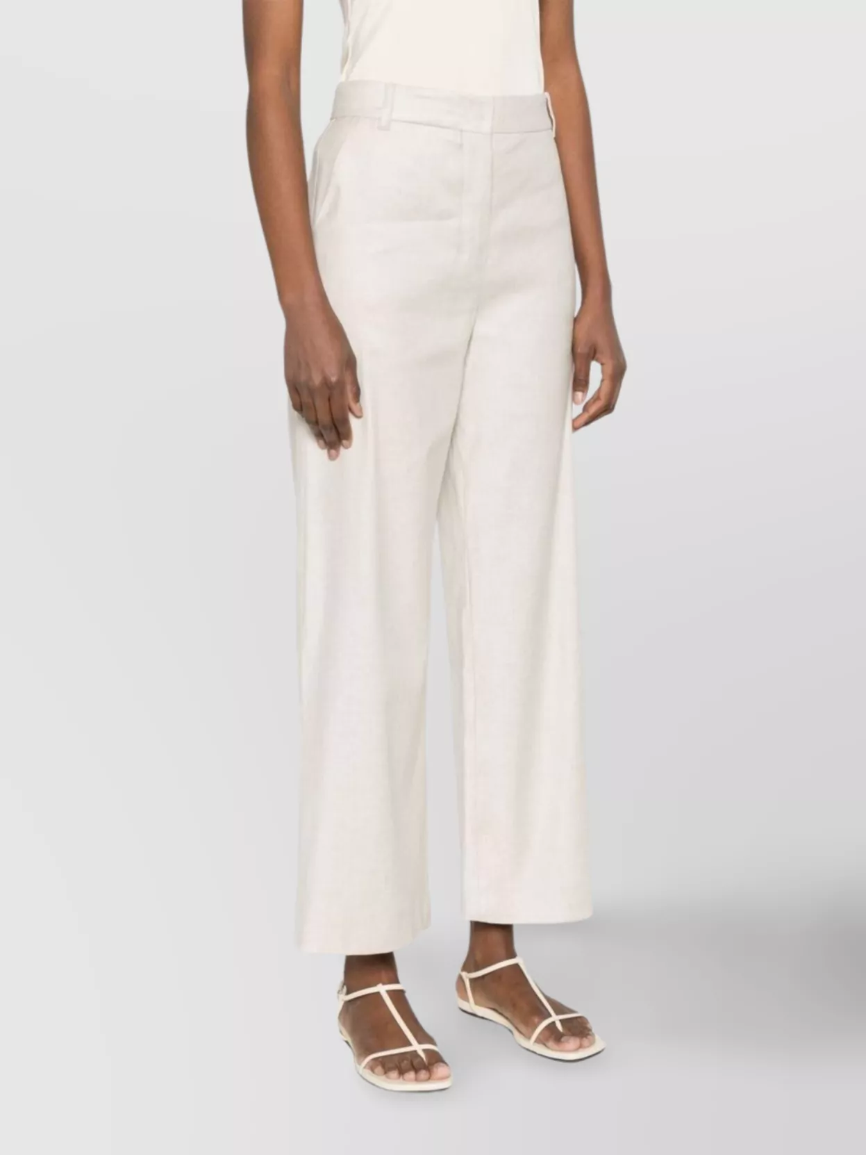 S Max Mara Wide-Leg Trousers With Pockets And Loops
