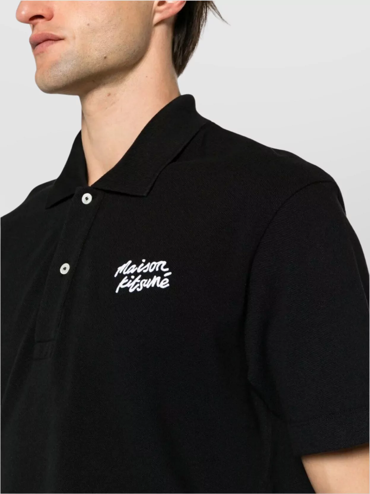 Maison Kitsuné Handwriting Comfort Polo Shirt