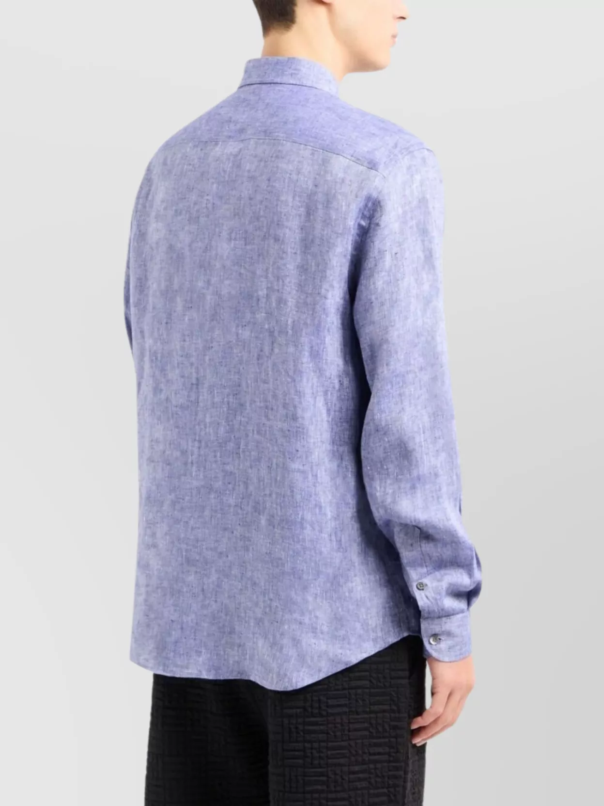 Emporio Armani Linen Shirt Buttoned Cuffs