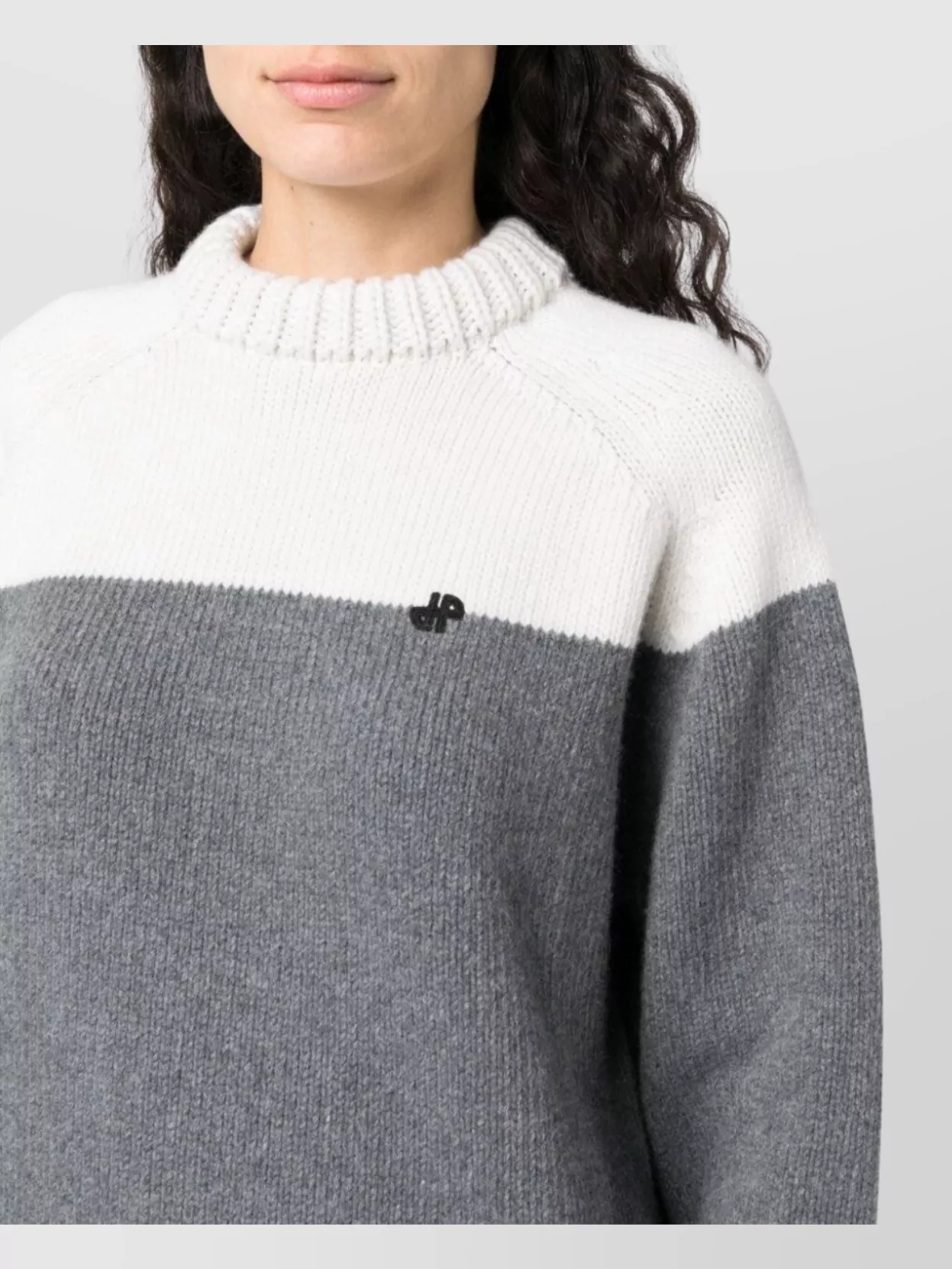 Patou Block Wool Cashmere Jumper
