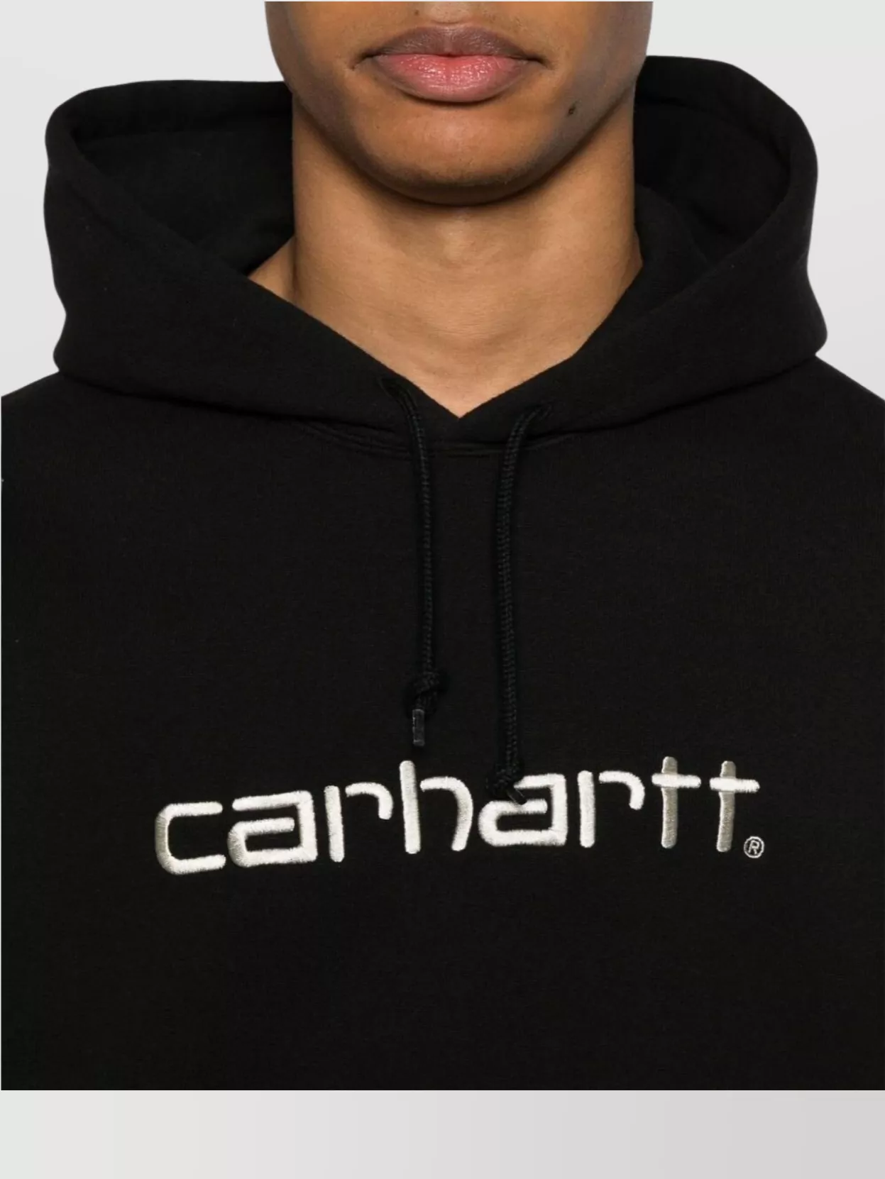 Junya Watanabe Cotton Hoodie With Drawstring Hood And Pouch Pocket