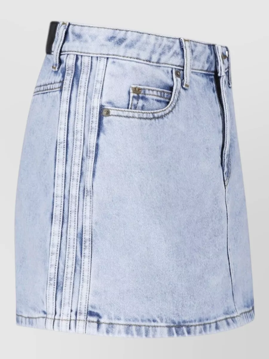 Adidas Denim Knee-Length Skirt