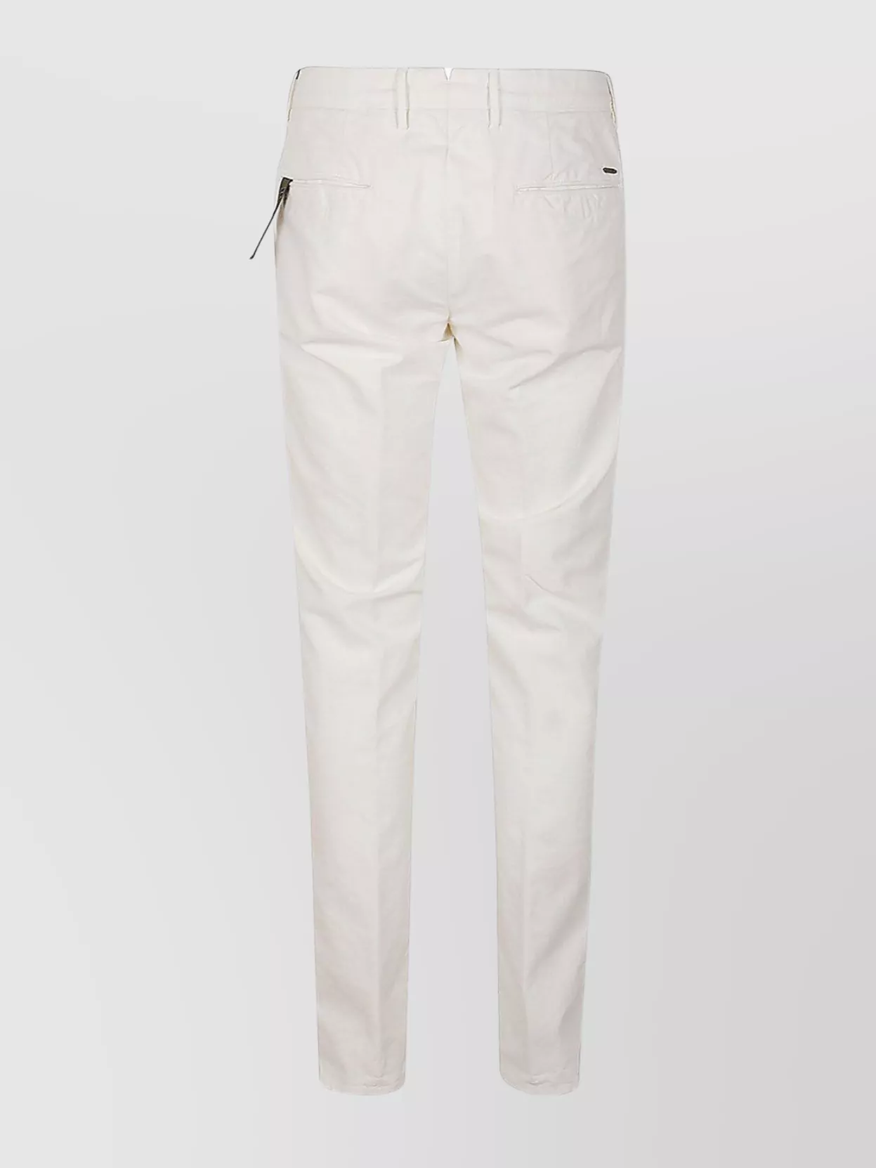 Incotex Trousers With Pockets And Belt Loops In White