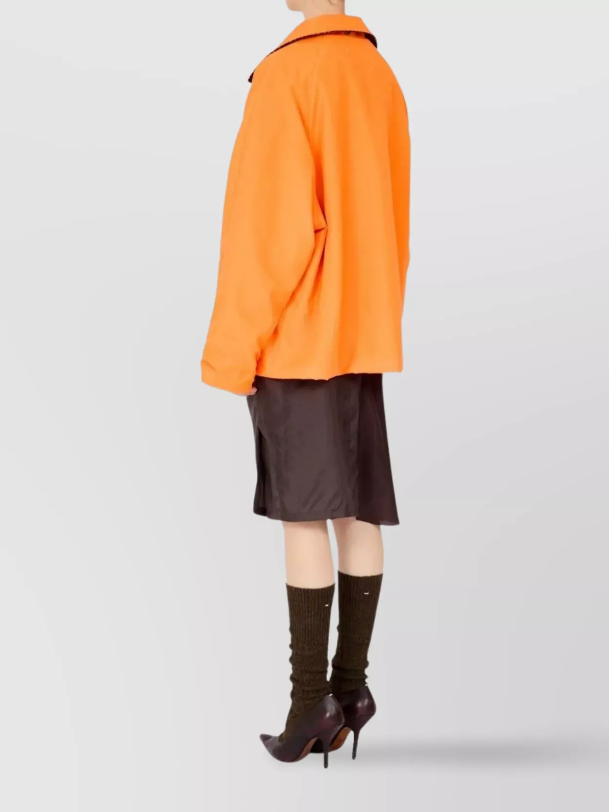 Maison Margiela Collared Padded Jacket With Double Front Pockets