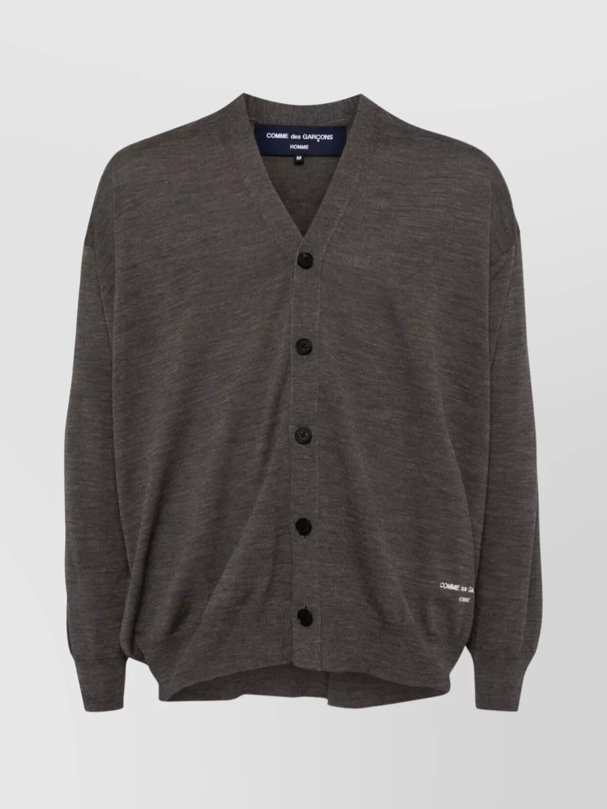 Comme Des Garçons Homme Ribbed Cuffs And Hem Sweater