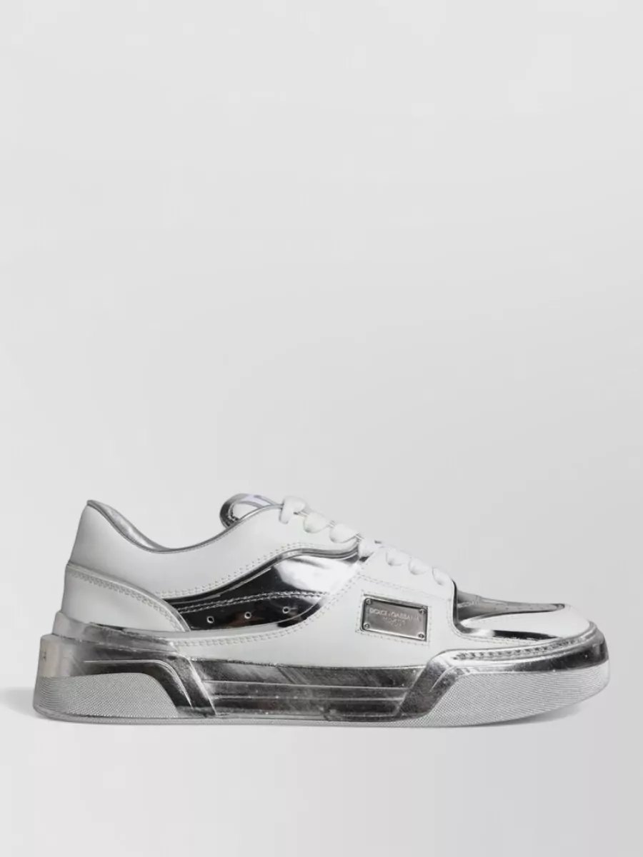 Dolce&Gabbana Leather Low-Top Sneakers