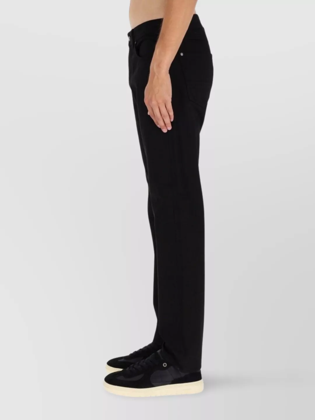 Stone Island Trousers With Belt Loops And Five Pockets