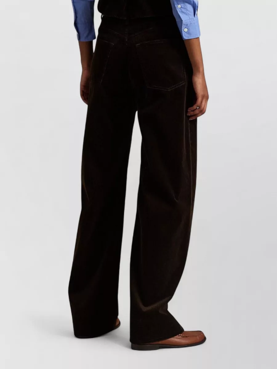 Ralph Lauren High Waist Corduroy Five Pocket Trousers