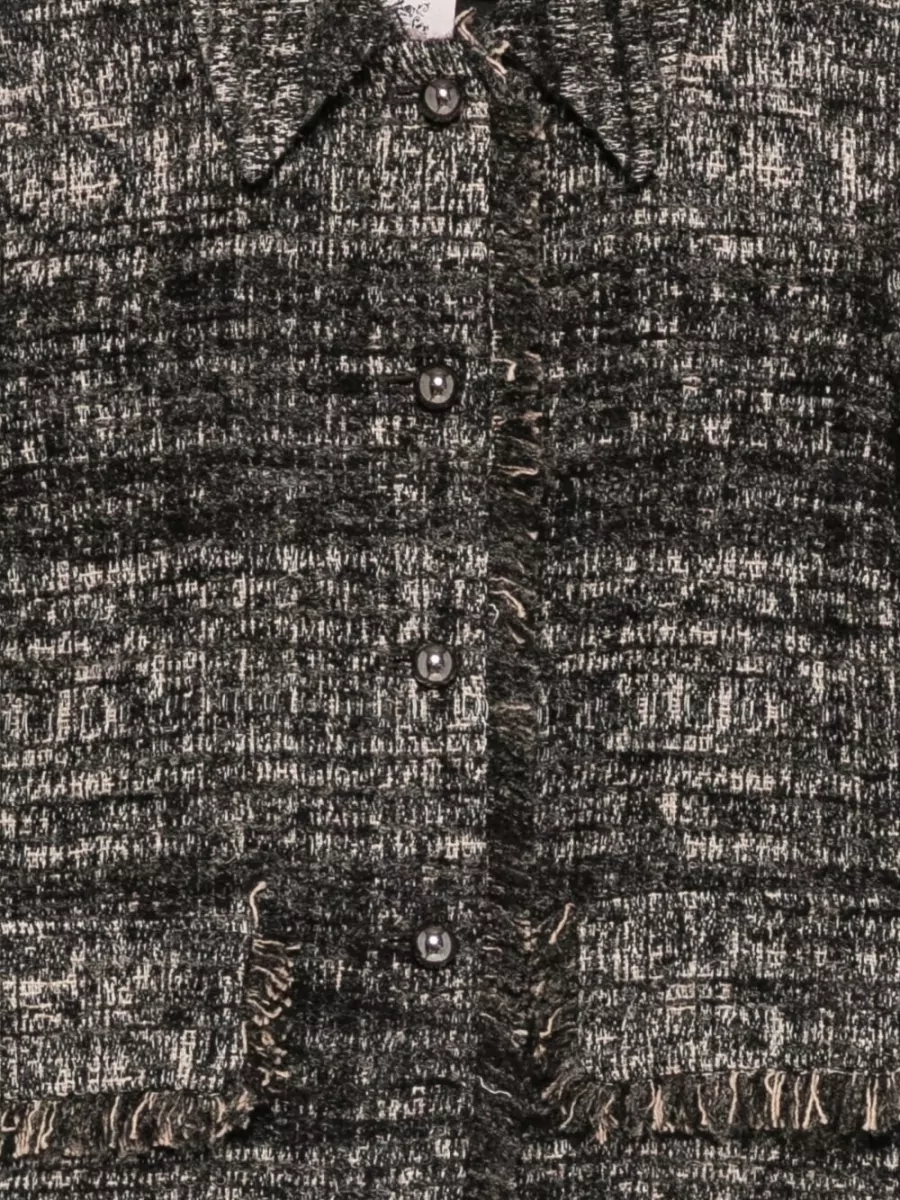 Semicouture Bouclé single-breasted jacket