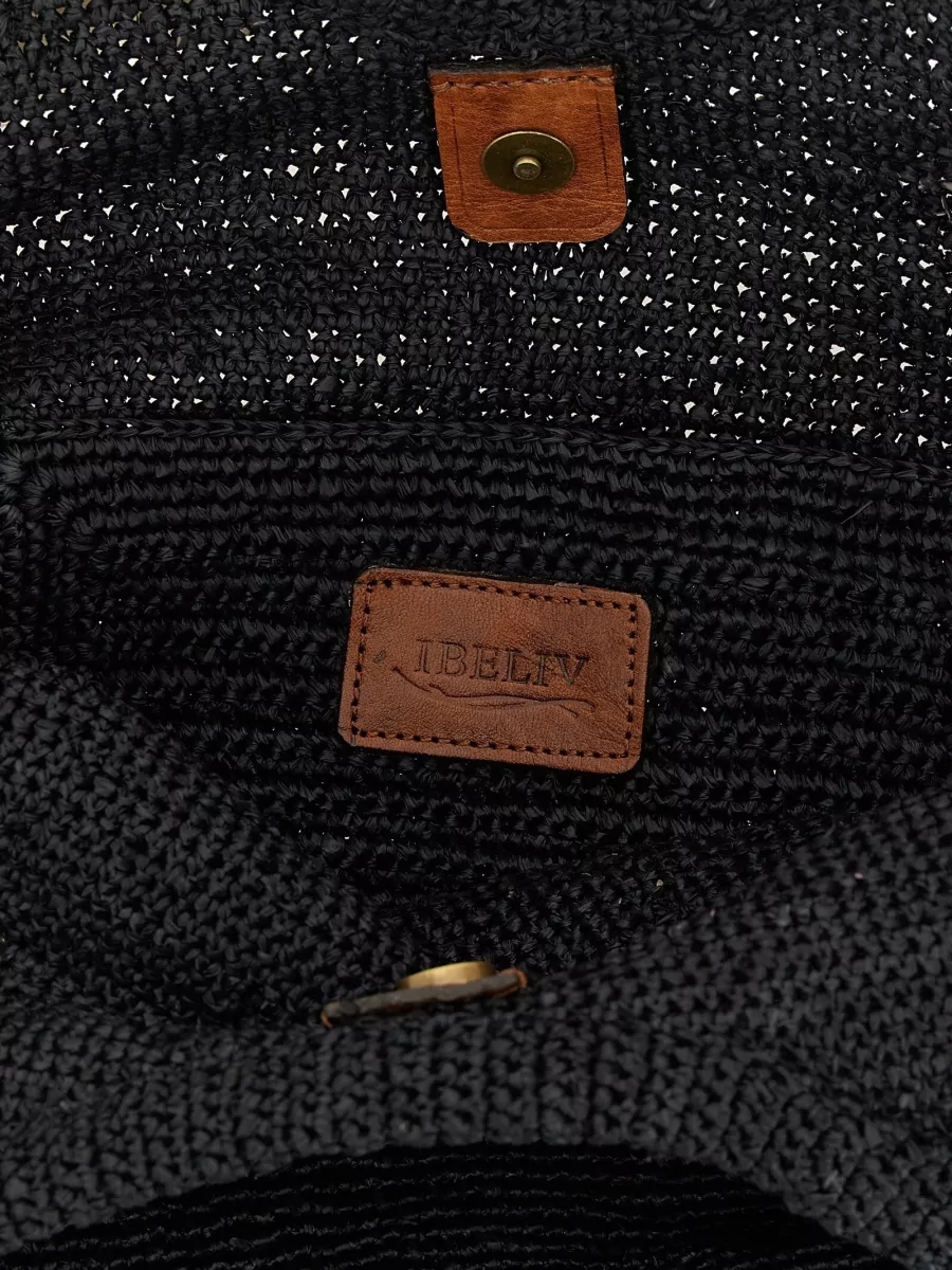 Ibeliv Raffia Basket Beach Bag