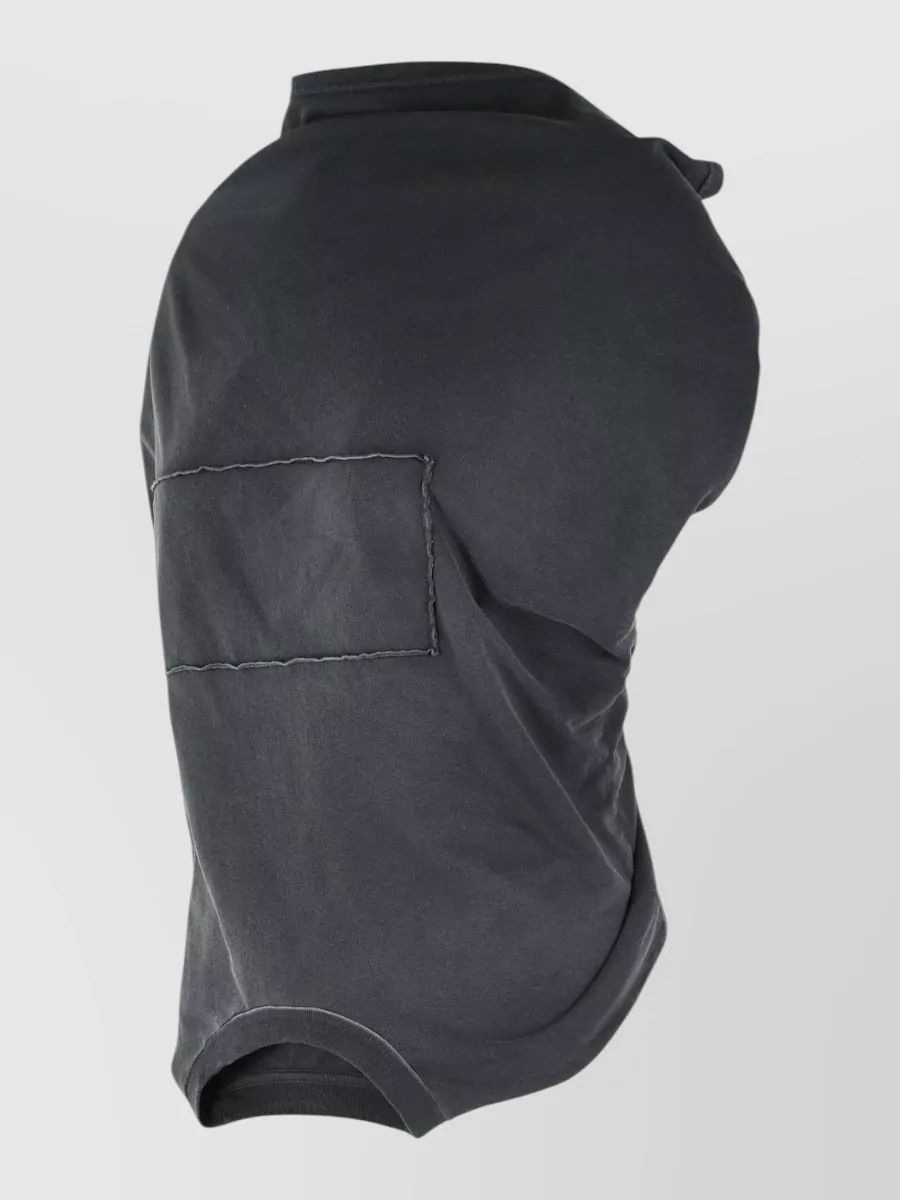 Maison Margiela Asymmetric Draped Long-Sleeve Top
