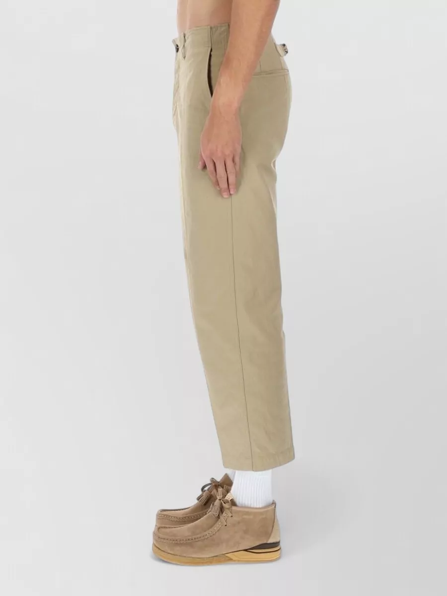 Visvim Cropped Trousers With Pockets And Loops
