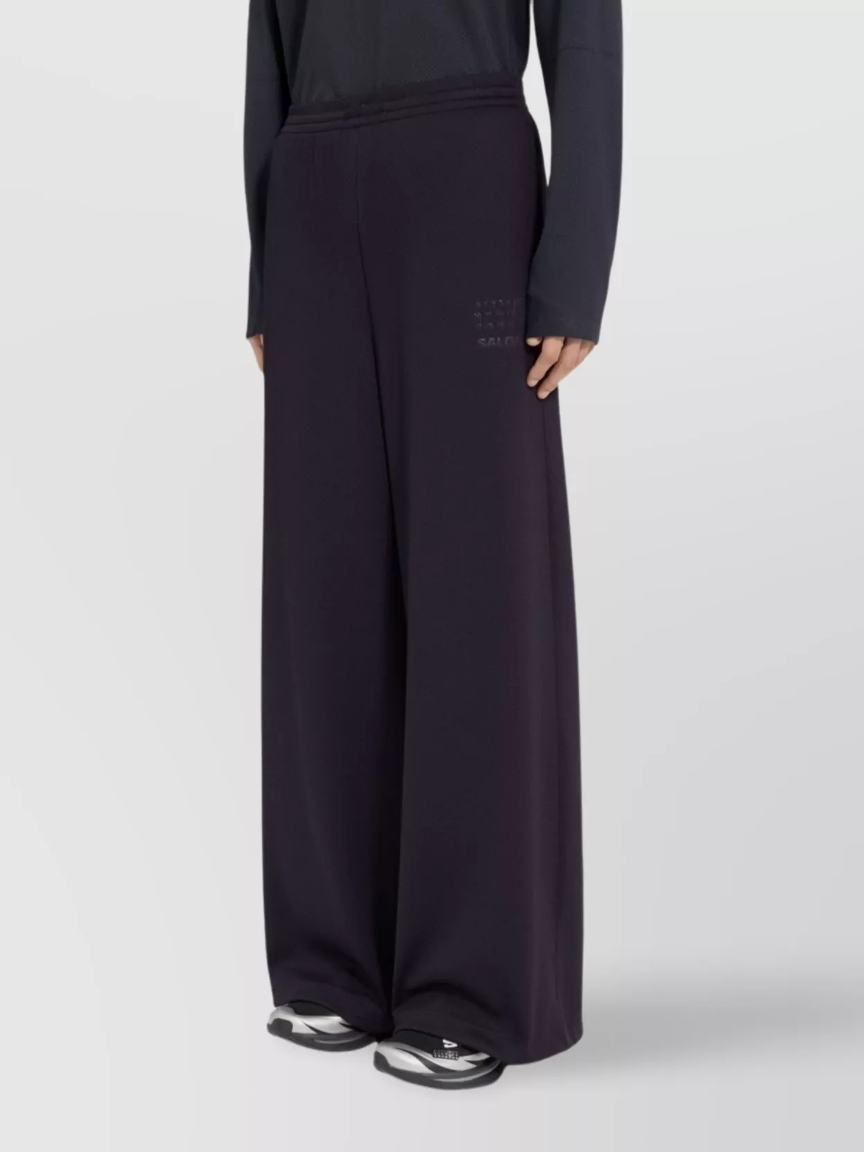 Mm6 Maison Margiela Relaxed Fit Wide Leg Trousers