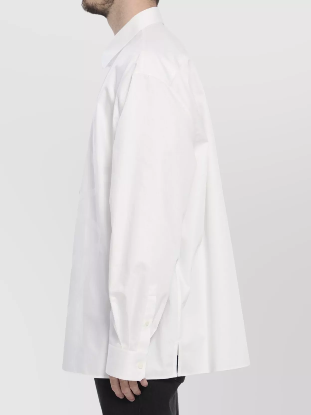 Loewe Cotton Shirt With Oversized Anagram Pattern