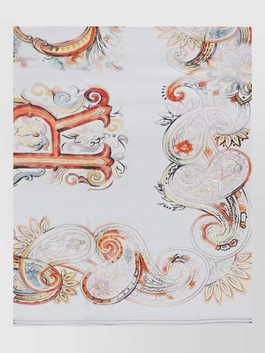 Etro Silk Printed Scarf