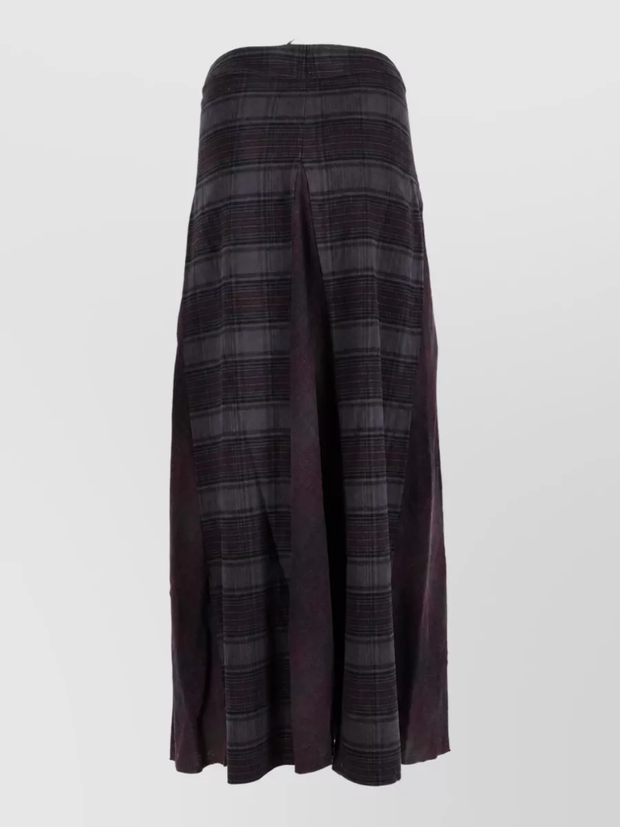 Our Legacy Checked Full Skirt